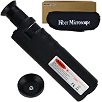 Microscopio óptico de fibra 400x portátil para inspecciones